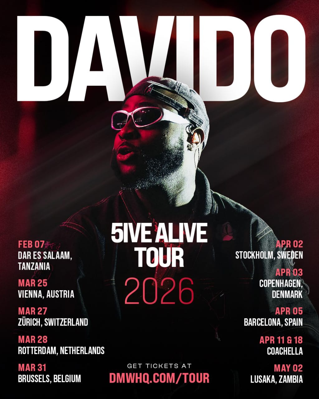 Davido 5alive tour